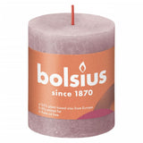 Bolsius Bolsius Stollen Shine 4 St Rustic 80x68 mm Ash Rose