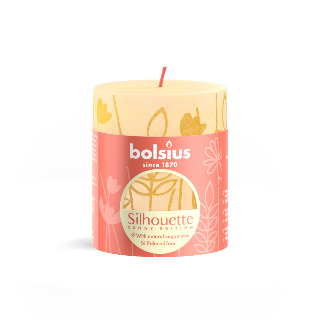 Bolsius Silhouette Stamp candle butter gauge with print 8x6.8 cm