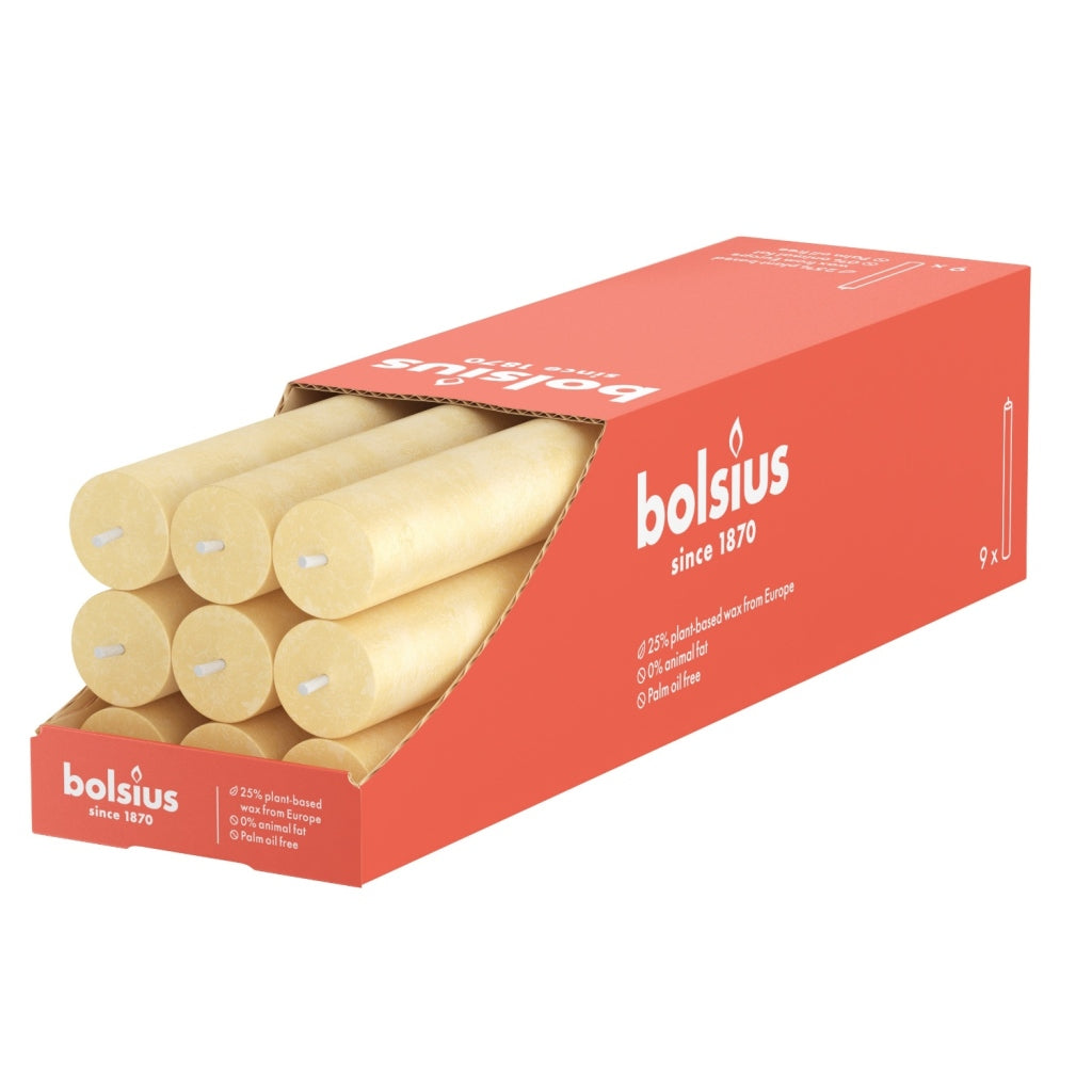 Bolsius Dinerkaars Beige di avena rustico