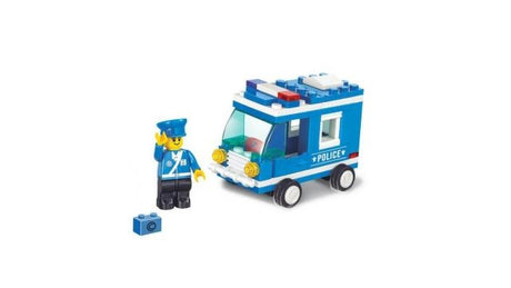 Sluban city motors m38-b0177 fourgon de police 64 pièces