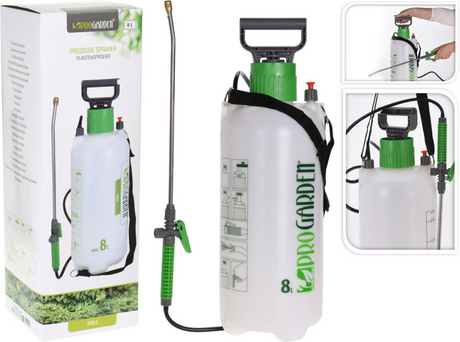 Pulvérisateur à pression de jardin Pro 8 litres