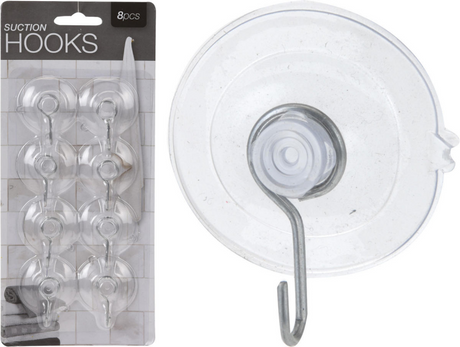 No brand crochets à ventouse 4 cm 8 pièces | 12 pièces