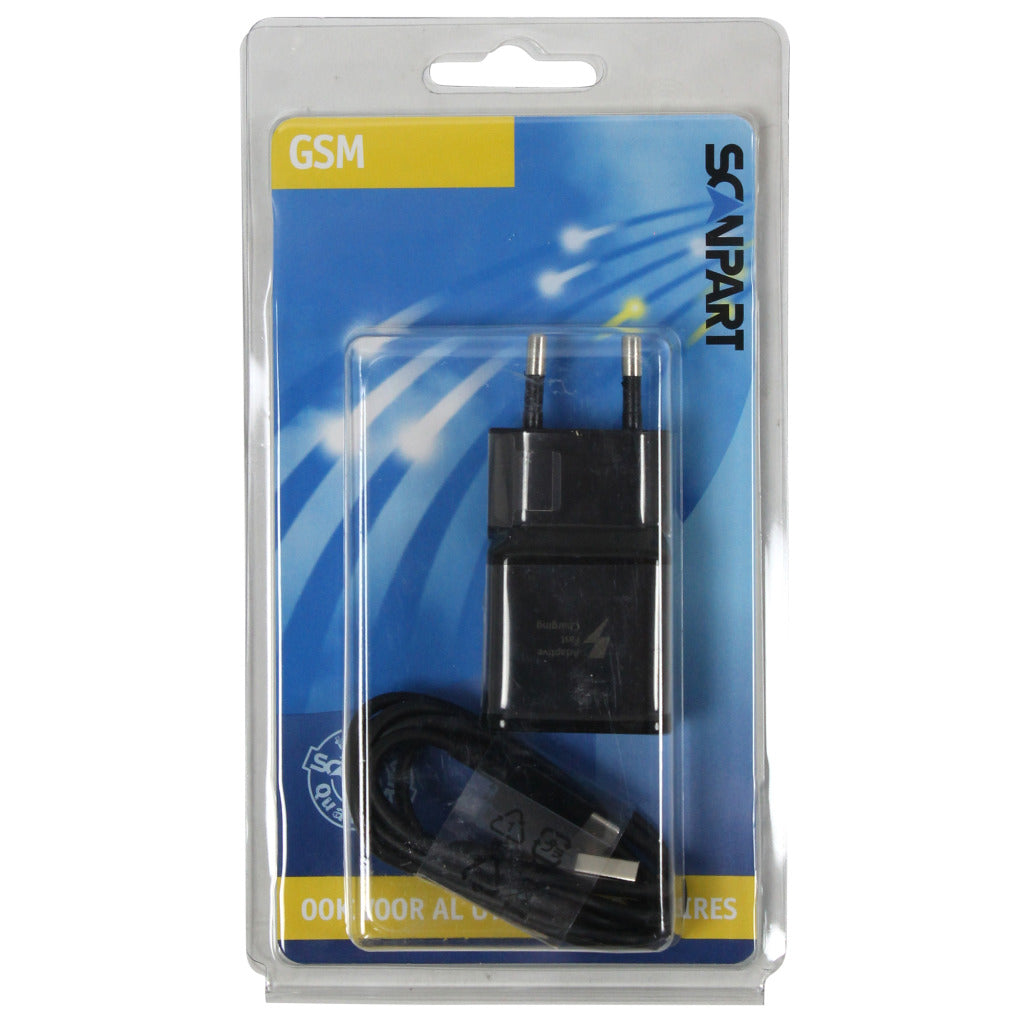 ScanPart Sam.snellade USB-C 2A Black Orig