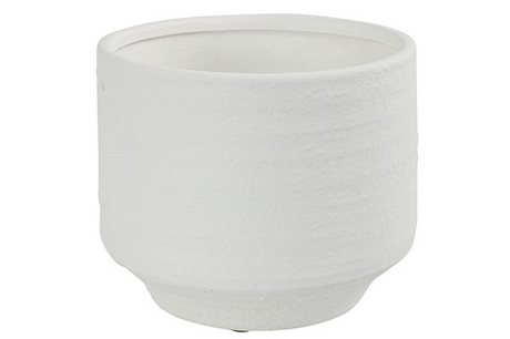 Countryfield bloempot terri l wit 26cm