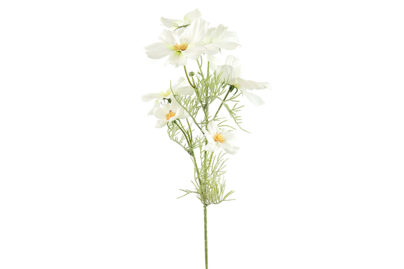 Countryfield kunstbloem cosmos wit 74cm