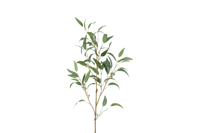 Countryfield kunstbloem eucalyptus l wit 21cm