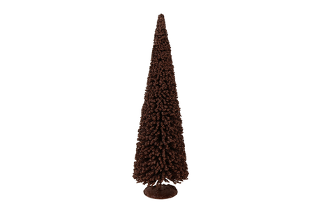 Countryfield ornament boom otis s 15x15x40cm - bruin