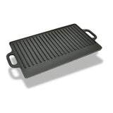 Vidaxl grillplaat dubbelzijdig 50x23 cm gietijzer