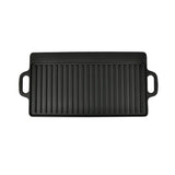 Vidaxl Grill Plate en fonte à double faces 38x23 cm 2 STS