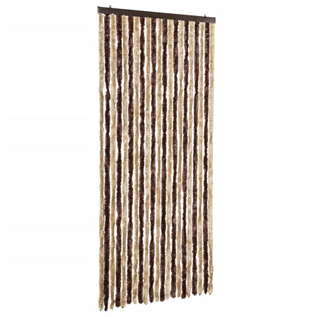 Vidaxl Fly Curtain 90x220 cm CHENILLE BEIGE et BRORM LUIL