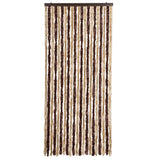 Vidaxl Fly Curtain 90x220 cm CHENILLE BEIGE et BRORM LUIL