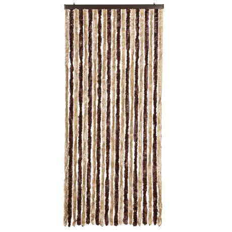 Vidaxl Fly Curtain 90x220 cm CHENILLE BEIGE et BRORM LUIL