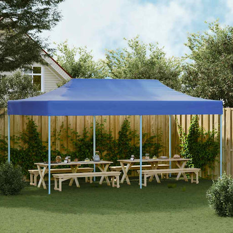 Vidaxl pop-up de tente pliante 3x6 m bleu