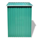 Vidaxl Garden Shed 204x132x186 cm Metal Green