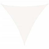 Vidaxx auvent HDPE triangle 5x5x5 m blanc
