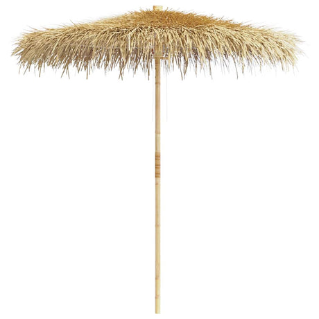 Vidaxl parasol en bambou avec toit de feuilles de banane 210 cm