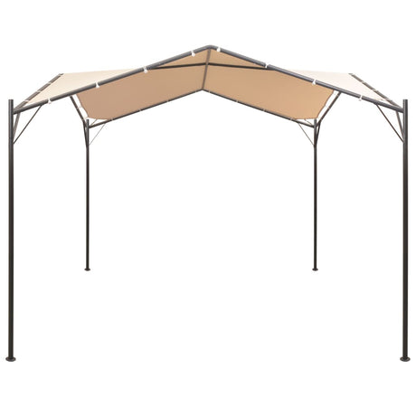 Vidaxl arbor 4x4 m beige en acier