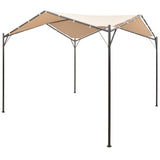 Vidaxl Arbor 3x3 m stål beige