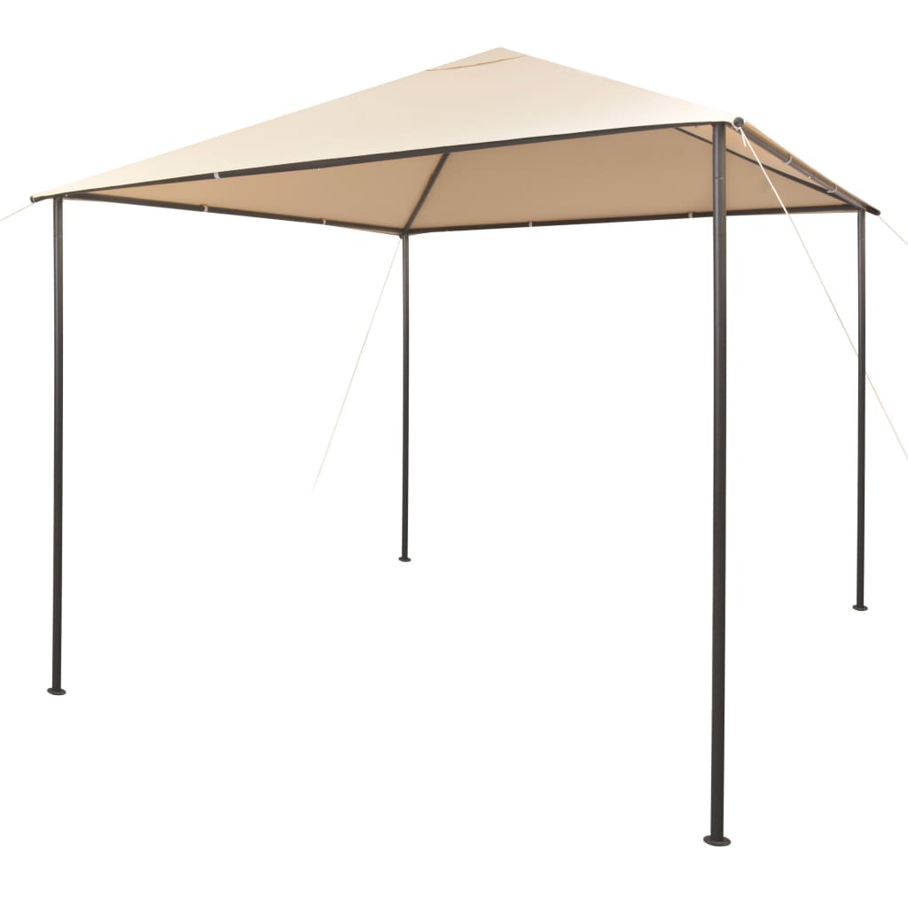 Vidaxl arbor 3x3 m beige en acier