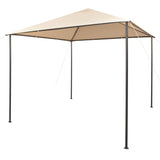 Vidaxl arbor 3x3 m beige en acier