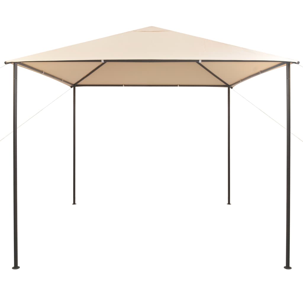 Vidaxl arbor 3x3 m beige en acier