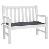 Vidaxl Garden Banc Cushion 100x50x4 cm Oxford Fabric Anthracite -Colored