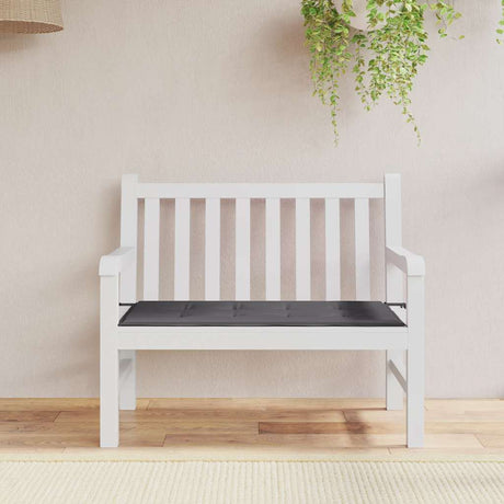Vidaxl Garden Banc Cushion 120x50x4 cm Oxford Fabric Anthracite -Colored
