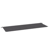 VIDAXL Garden Bench Blaža 150x50x3 cm Oxford tkanina antracit -Racite