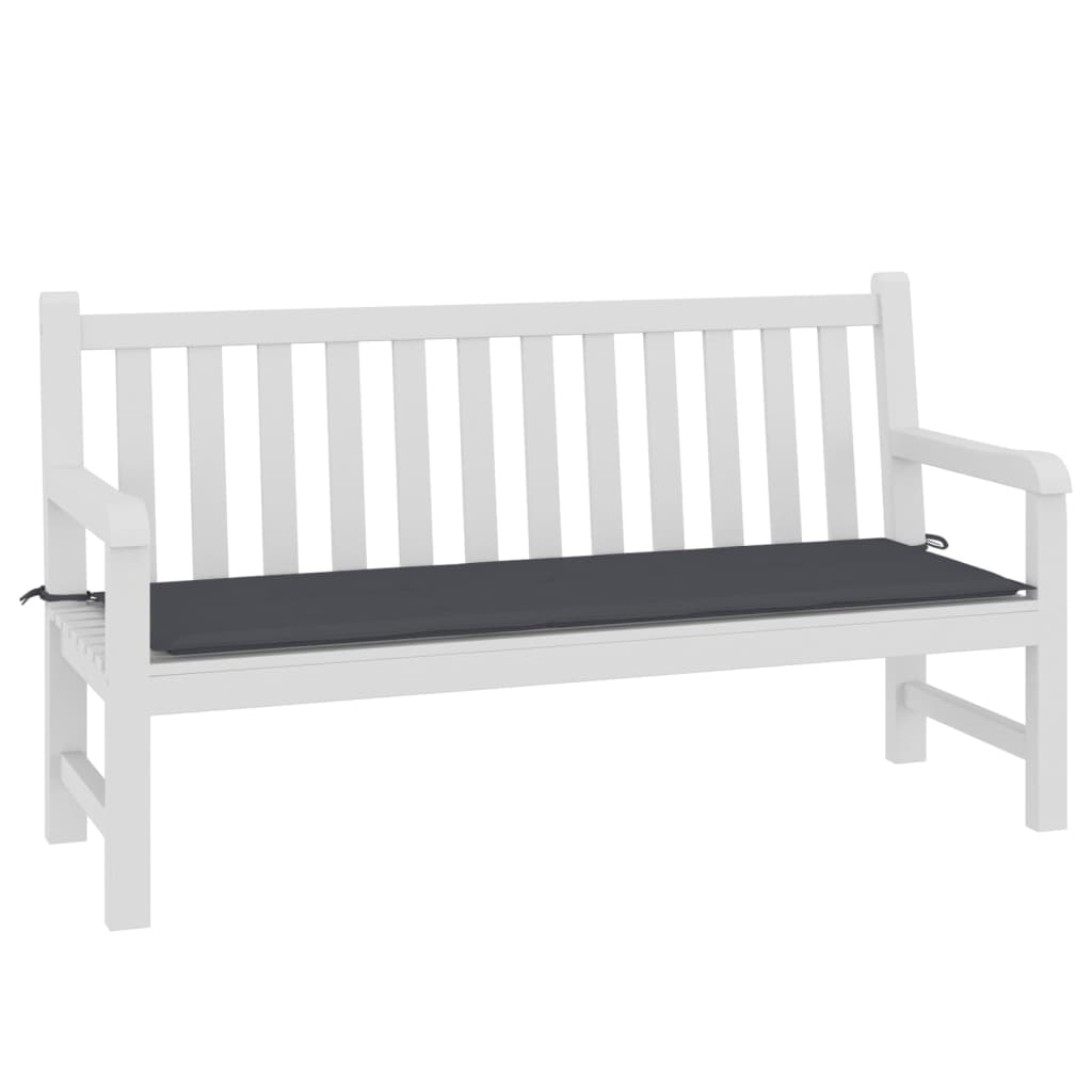 VIDAXL Garden Bench Blaža 150x50x3 cm Oxford tkanina antracit -Racite