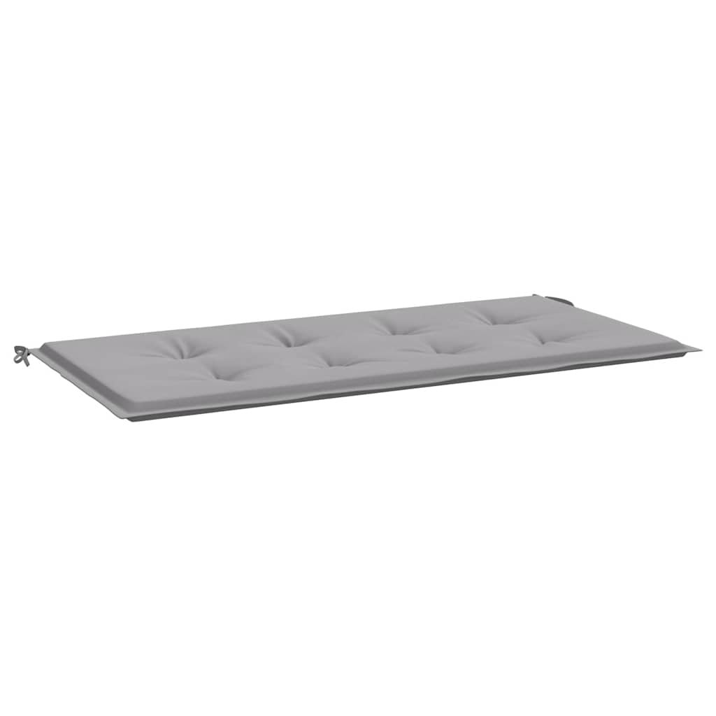 Vidaxl jardin banc coussin 100x50x4 cm oxford tissu gris