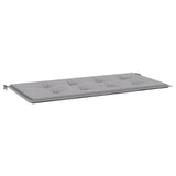 Vidaxl jardin banc coussin 100x50x4 cm oxford tissu gris
