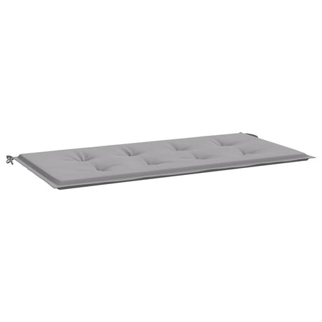 Vidaxl jardin banc coussin 100x50x4 cm oxford tissu gris