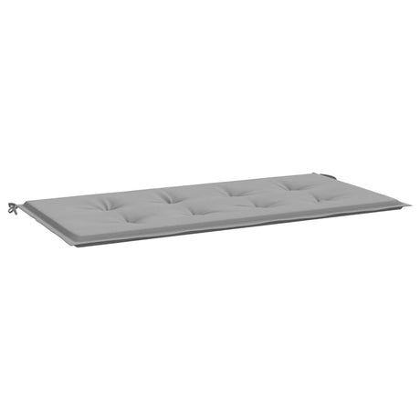 Vidaxl jardin banc coussin 120x50x4 cm oxford tissu gris