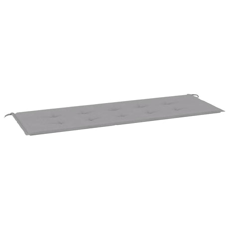 Vidaxl jardin banc coussin 150x50x4 cm oxford tissu gris