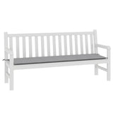 Vidaxl jardin banc coussin 180x50x3 cm oxford tissu gris