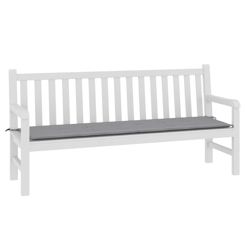 Vidaxl Garden Bench Cushion 180x50x3 CM Oxford Fabric Gray