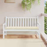 Vidaxl Garden Banc Cushion 150x50x3 cm Oxford Fabric Cream -Colored