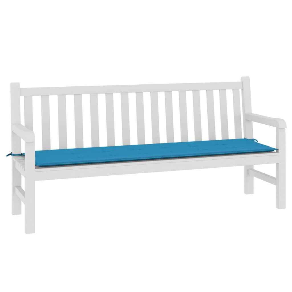 VIDAXL Garden Bench Blaža 180x50x3 cm Oxford tkanina modra