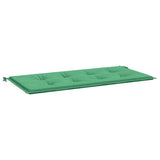 Vidaxl jardin banc coussin 120x50x4 cm Oxford tissu vert