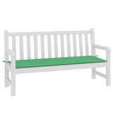 Vidaxl jardin banc coussin 150x50x3 cm oxford tissu vert