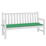 Vidaxl Garden Bench Pushion 150x50x3 cm Oxford Fabric Green