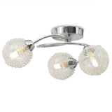 Vidaxl plafond avec 3 lampes LED G9 120 W