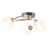 Vidaxl plafond avec 3 lampes LED G9 120 W