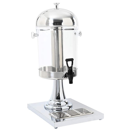 Vidaxl sapdistenser en acier inoxydable 8 L