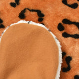 Vidaxl luipaardvloerkleed pluche 139 cm bruin
