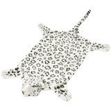 Vidaxl Leopard Flooring Plush 139 cm hvid