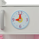 Vidaxl Toy Kitchen Pink and White 82x30x100 cm Bois
