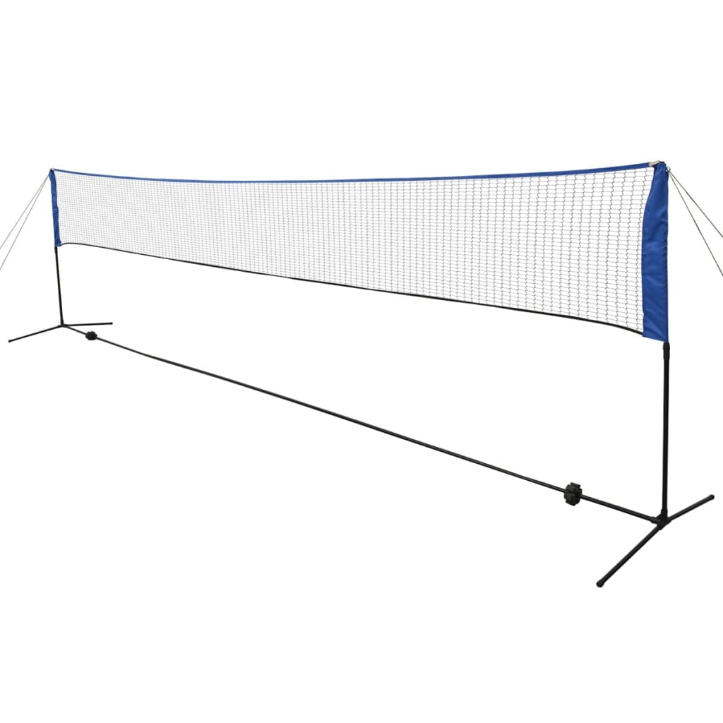 Vidaxl badmintonnet con transbordadores 600 x 155 cm