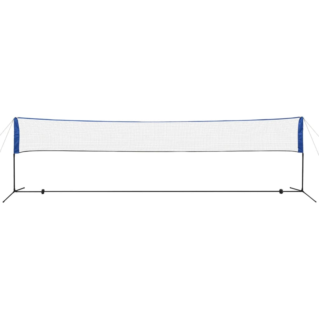 Vidaxl badmintonnet con transbordadores 600 x 155 cm