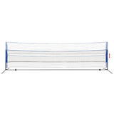 Vidaxl badmintonnet med skyttelbusser 600 x 155 cm